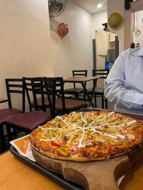Loaded pizza posted by Aadesh Khattra